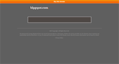Desktop Screenshot of blpgspot.com